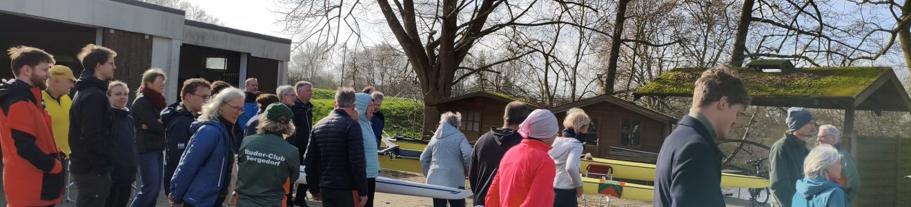 Anrudern und Bootstaufe!